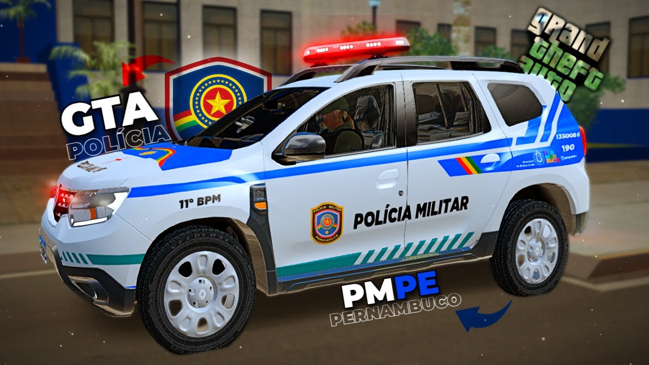 🚔GTA SAN ANDREAS MOD POLÍCIA DE PERNAMBUCO - PMPE | ATUALIZADO PARA PC/NOTEBOOK FRACO🎮