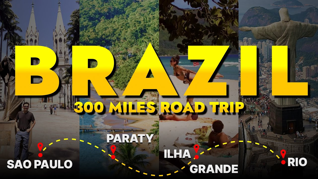 BRAZILIAN ROAD TRIP | Sao Paulo | Ilha Grande | Paraty | Rio 🇧🇷