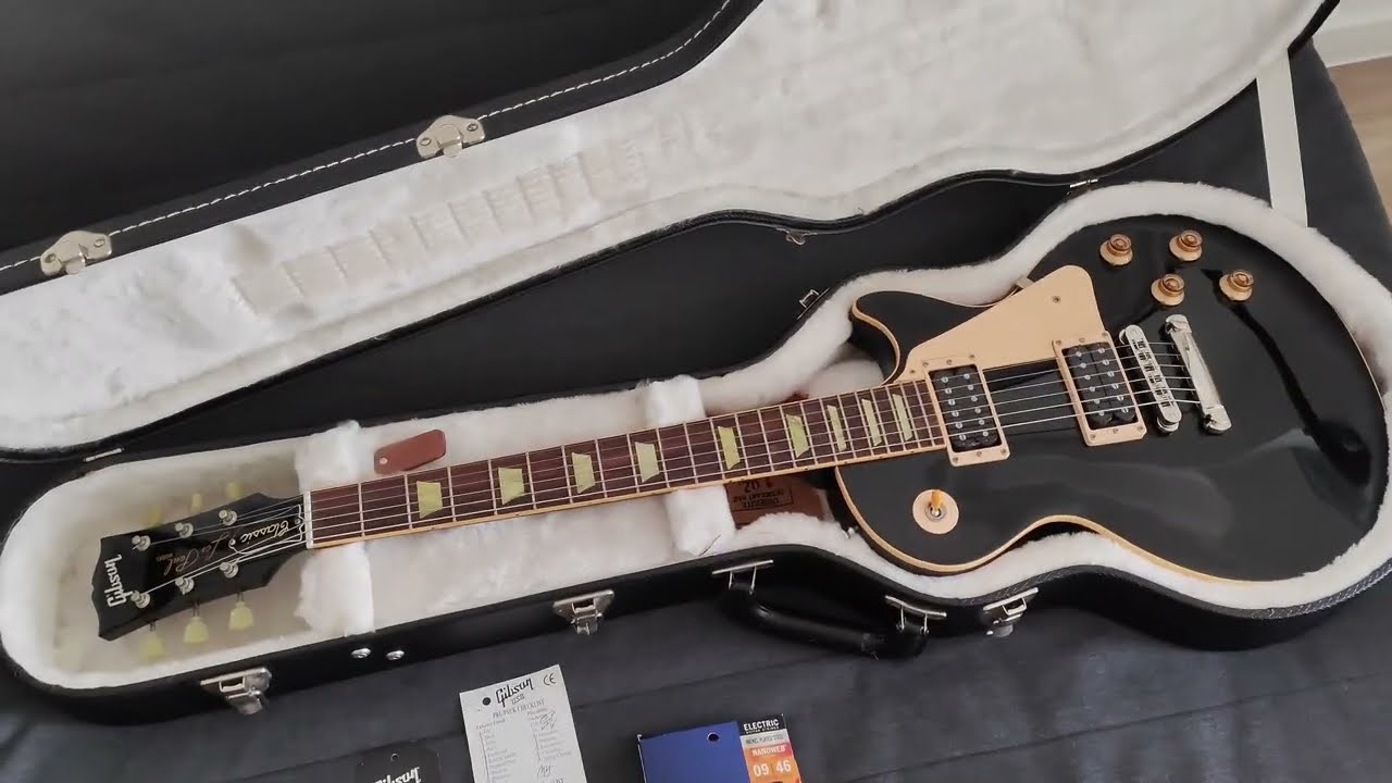 2008 Gibson Les Paul Classic 1960 Reissue Ebony w/OHSC