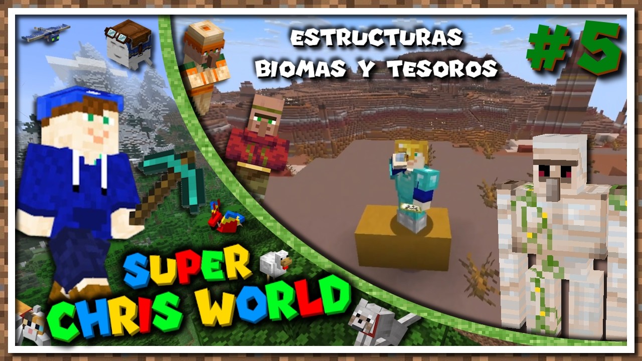 ¡Explorando Nuevos Horizontes! |⛏️Super Chris World🌱| (Minecraft)