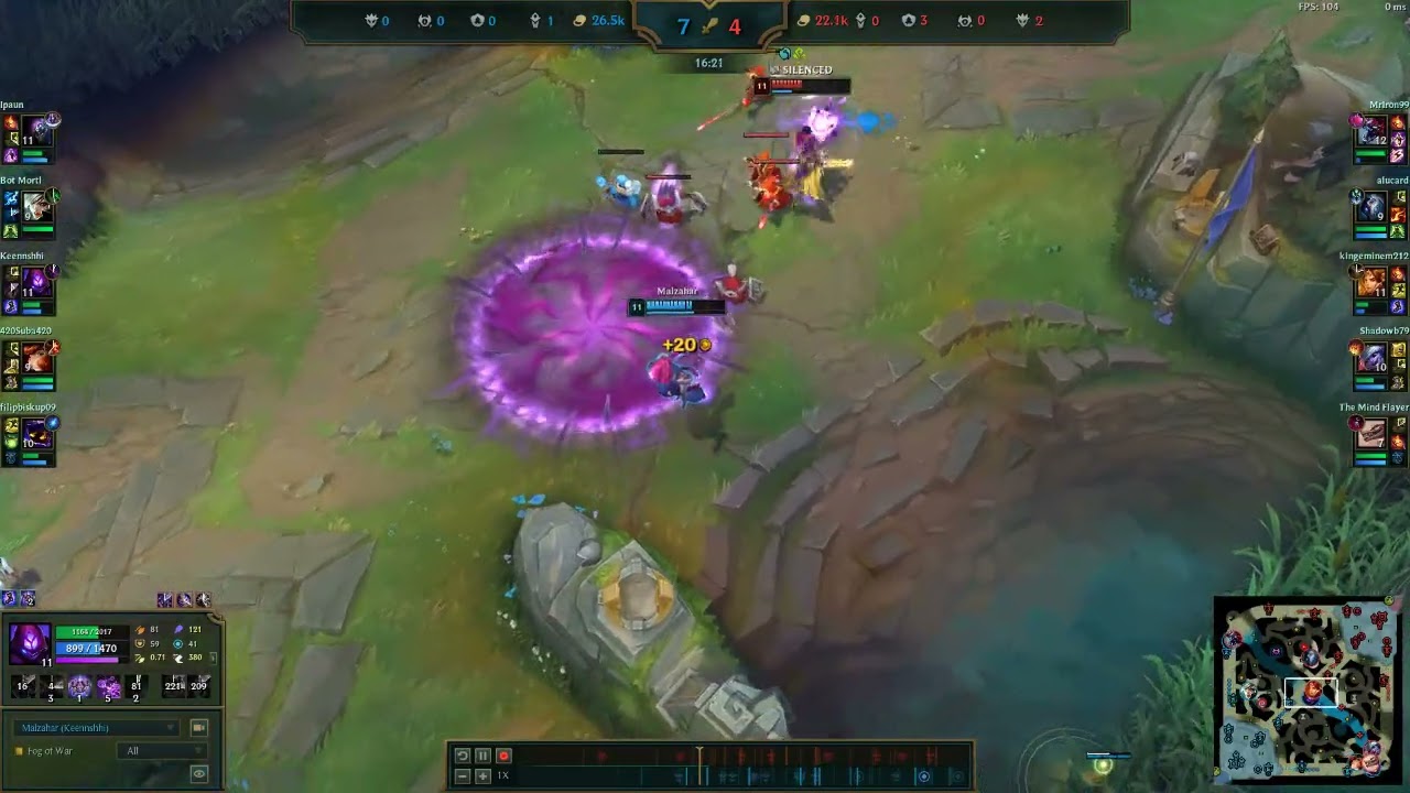 LOL Malzahar versus Leona! MID LANE! Normal Draft!