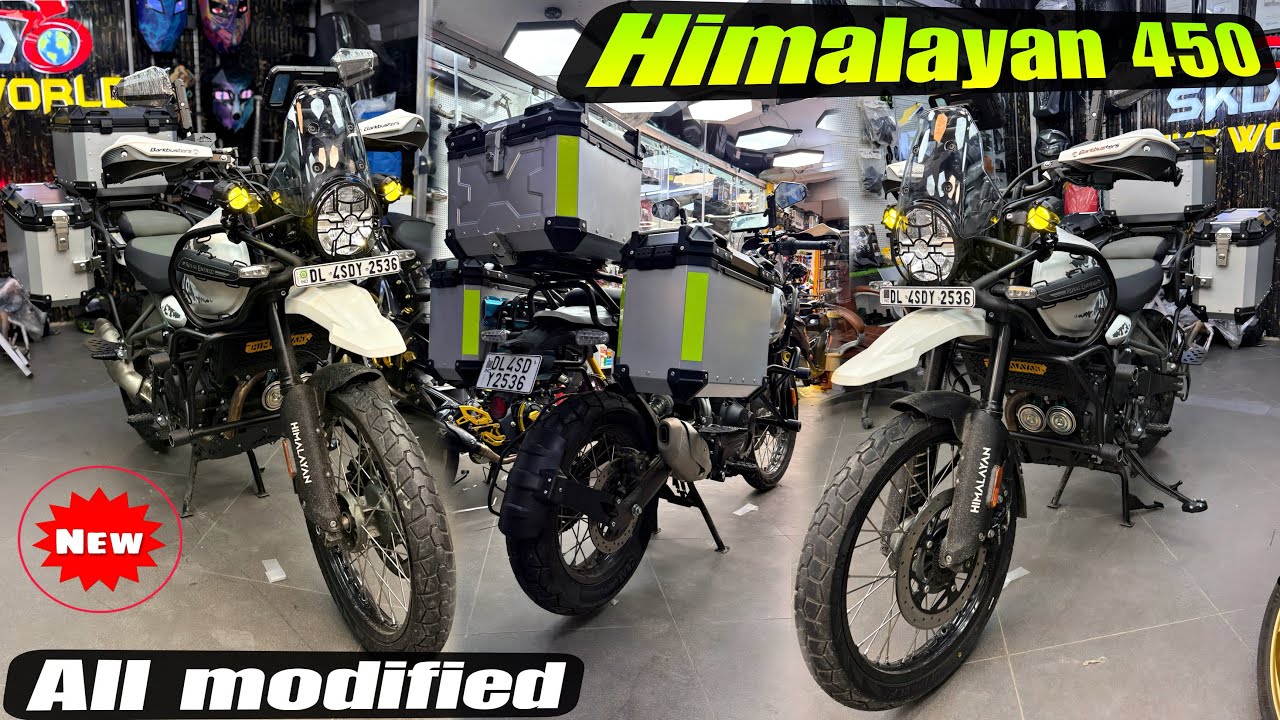 himalayan 450 Modified | for ladakh trip | himalayan 450 modification cost | Skd bike world 