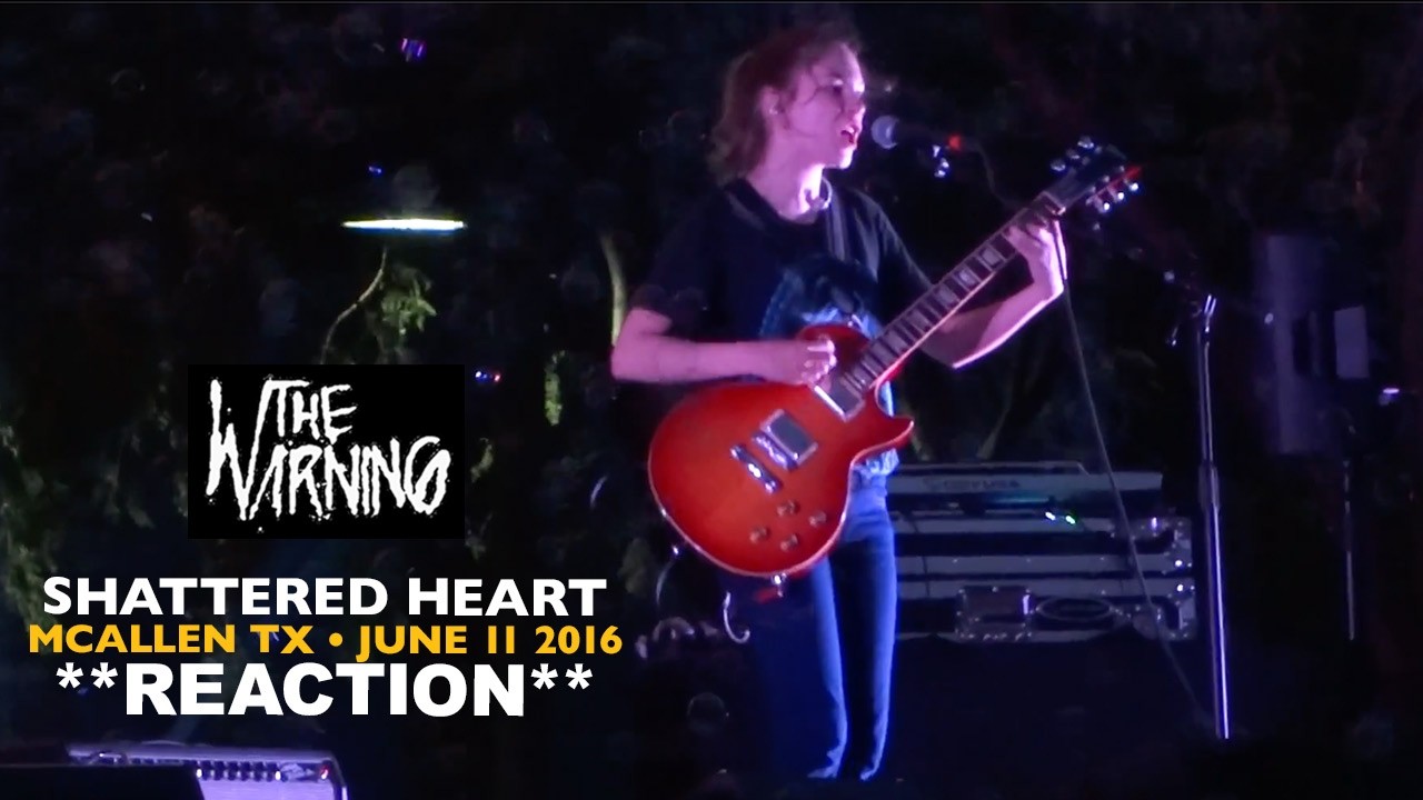Musicians REACT to The Warning: Shattered Heart (June 11 2016 Sunset Festival, McAllen TX)