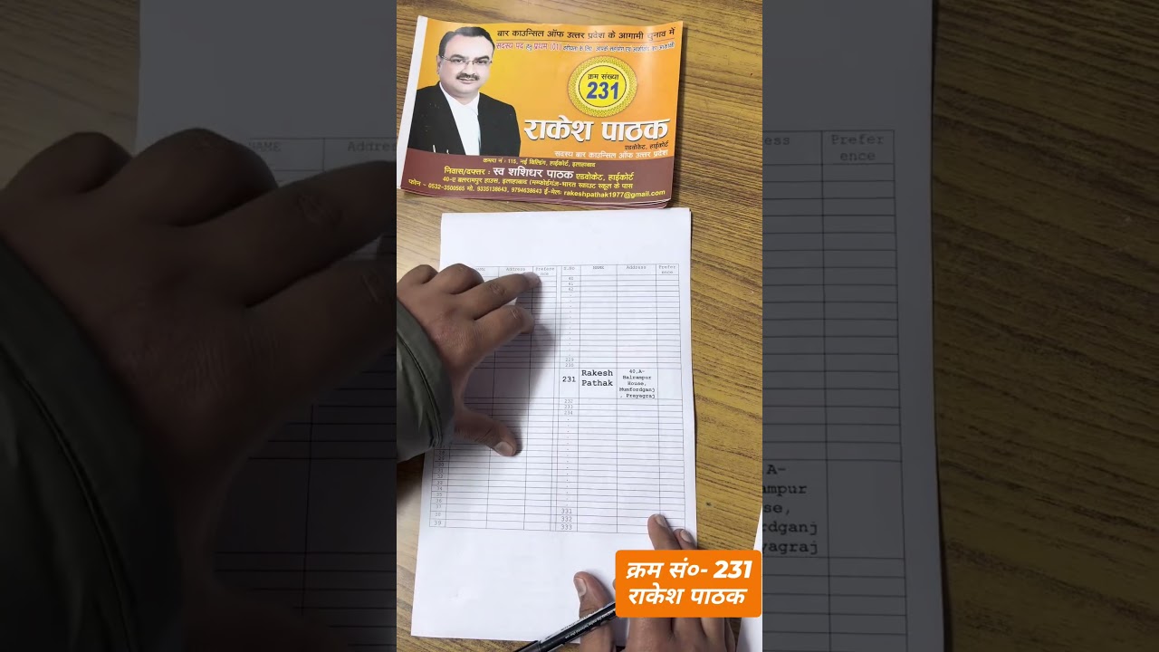 Bar Council Ke Election me vote kaise daale? Full Procedure. #advocate #barcouncil #election