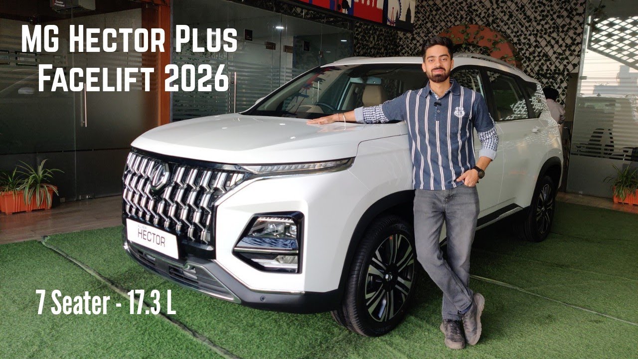 2026 MG Hector Plus Facelift - Luxury 7 Seater for 17.3 Lakh only | Space ? Features? Reliability?