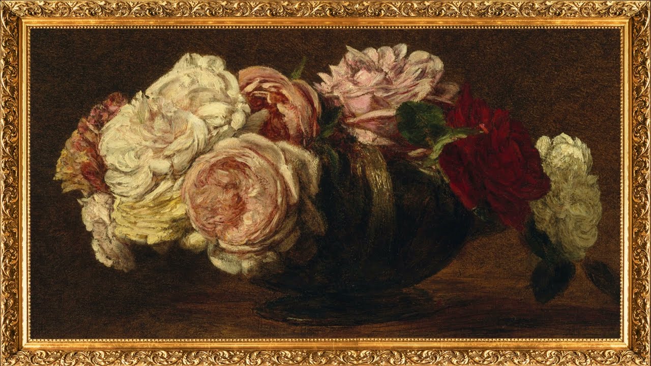 Classic Still Life | Timeless Flowers – 4K TV Art in Frame Mode
