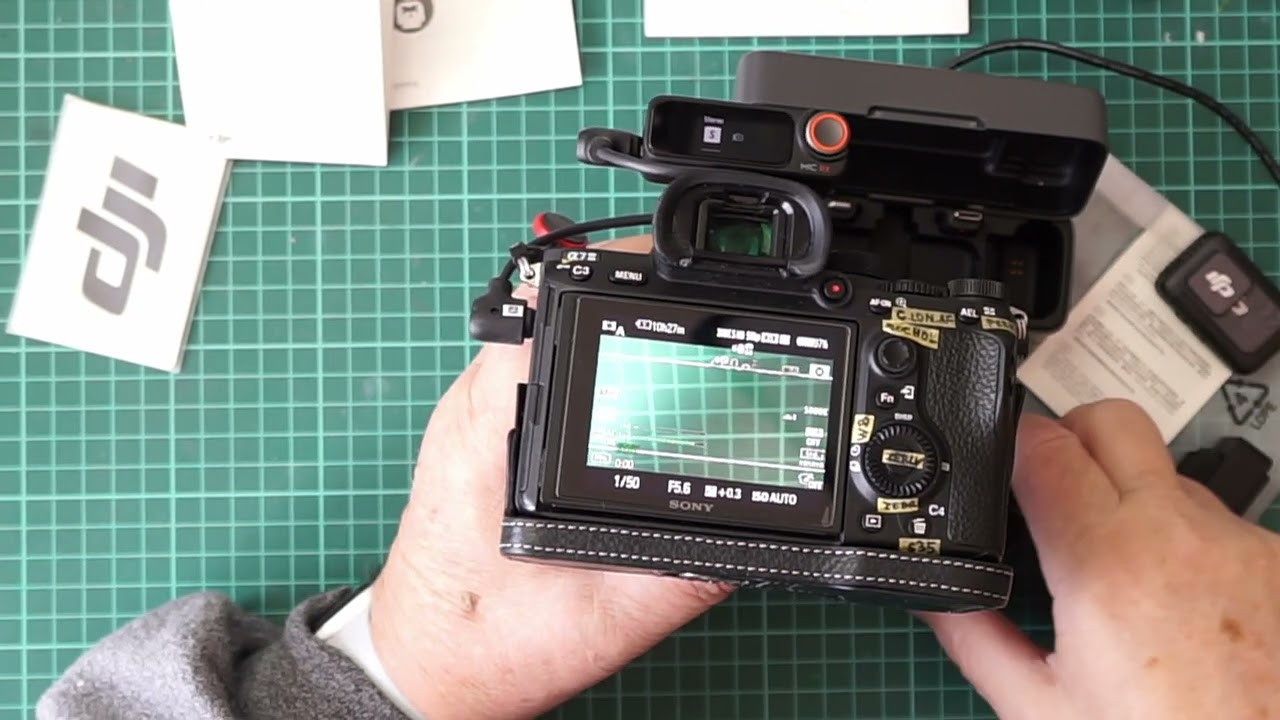 [HU] 20250524 DJI Mic 2 beüzemelése Sony A7III és Sony FDR-AX100E kamerákon