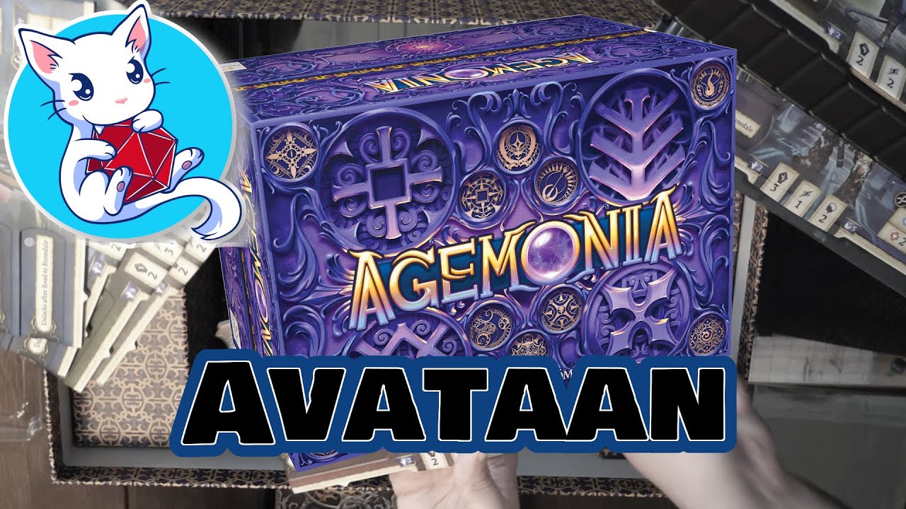 Agemonia | Pelilaatikon avaus eli unboxing | Lautapelit.fi megapaketti