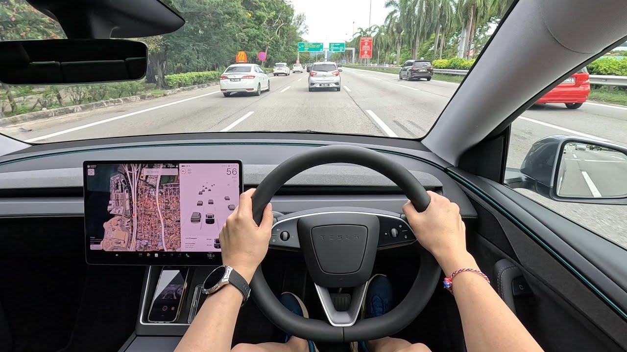 2025 Tesla Model Y Long Range AWD | Day Time POV Test Drive