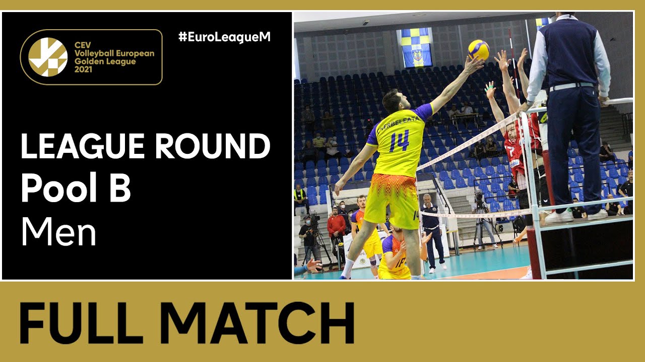Ukraine vs. Romania - CEV Volleyball European Golden League 2021 | Men