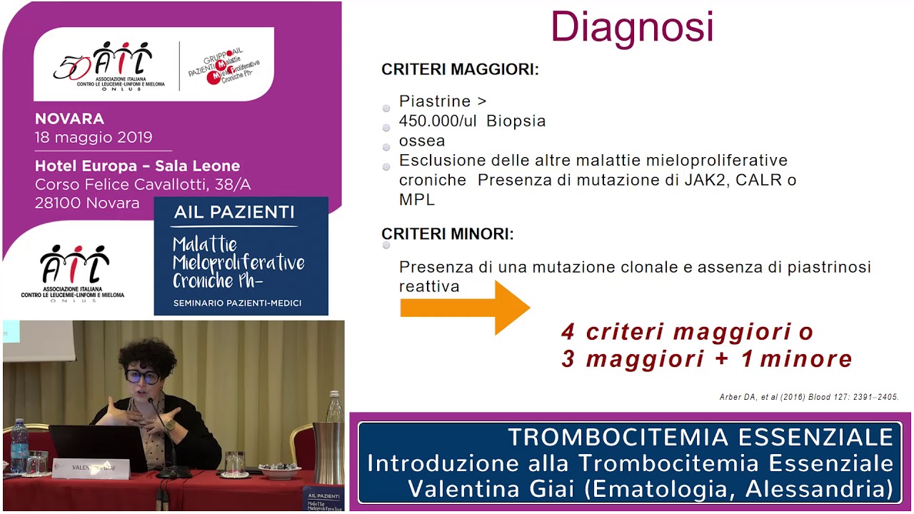 Introduzione alla Trombocitemia Essenziale