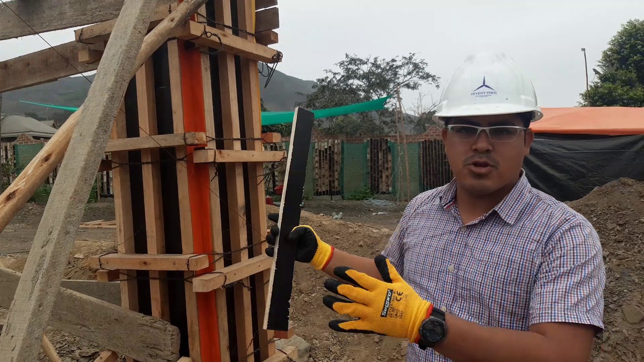 Encofrado de calidad y protección de Fierros.