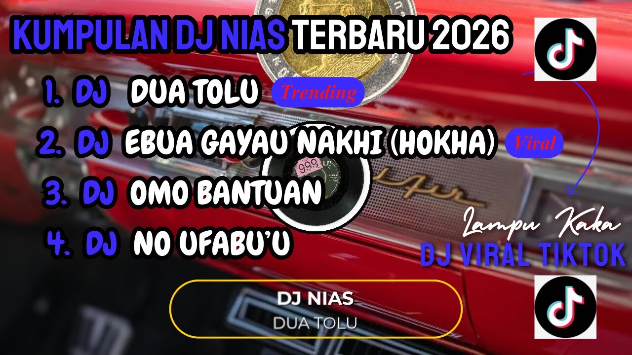 KUMPULAN DJ NIAS TERBARU 2025 || DUA TOLU X NO UFABU'U || Remix Full Bass Viral