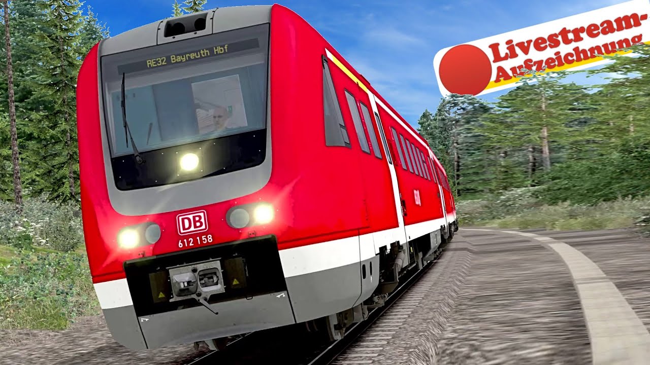 Train Simulator Pegnitztalbahn in BR612 4-fach Traktion🔴Livestream-Aufzeichnung | 10. Feb '23 (1/3)