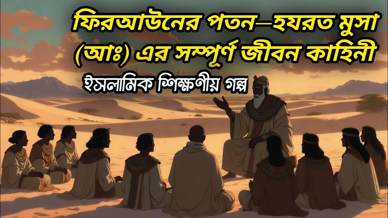 ফিরআউনের পতন—হযরত মুসা (আঃ) এর সম্পূর্ণ জীবন কাহিনী | ইসলামিক শিক্ষণীয় ভিডিও | Voicer Sahed