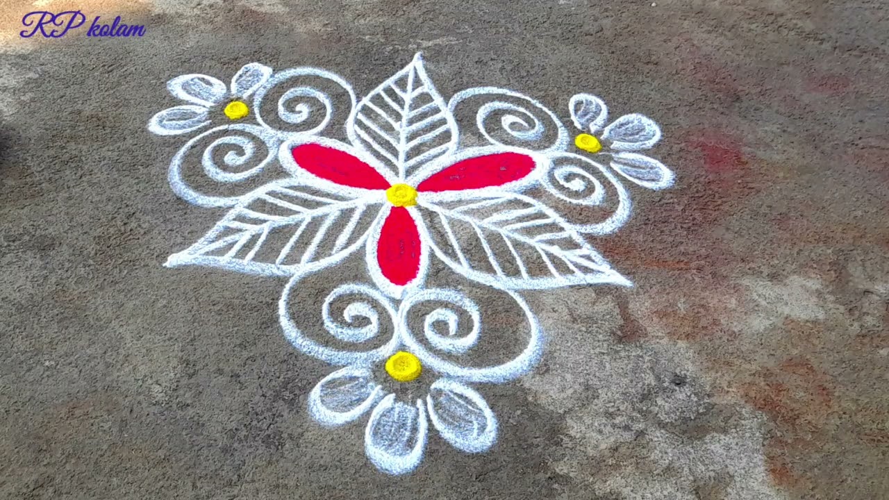 மார்கழி மாதம் வாசலில் போட அழகான simple special kutti kolam | RP kolam |