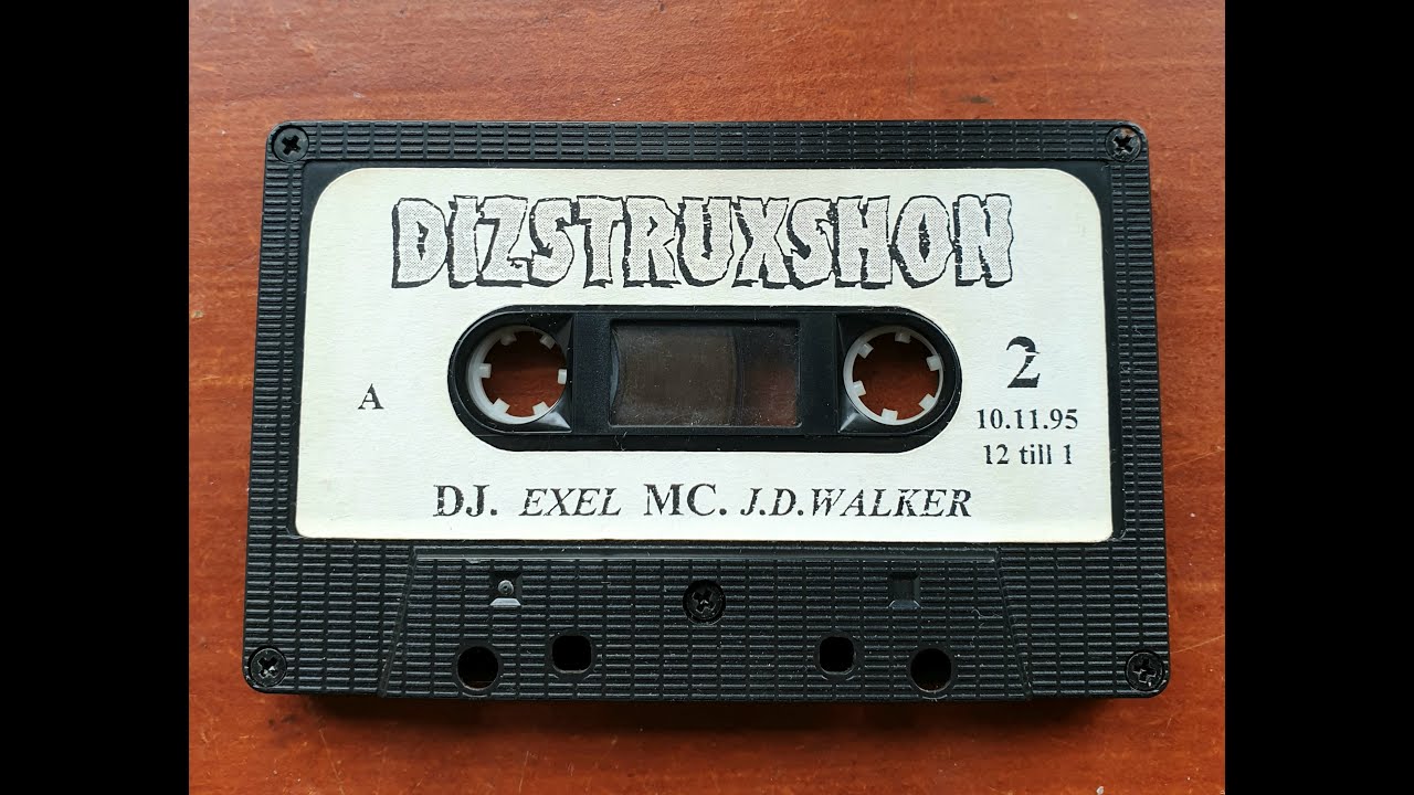 DIZSTRUXSHON - DJ EXCEL MC JD WALKER  10-11-1995  (REUPLOADED SINGLE SIDES )