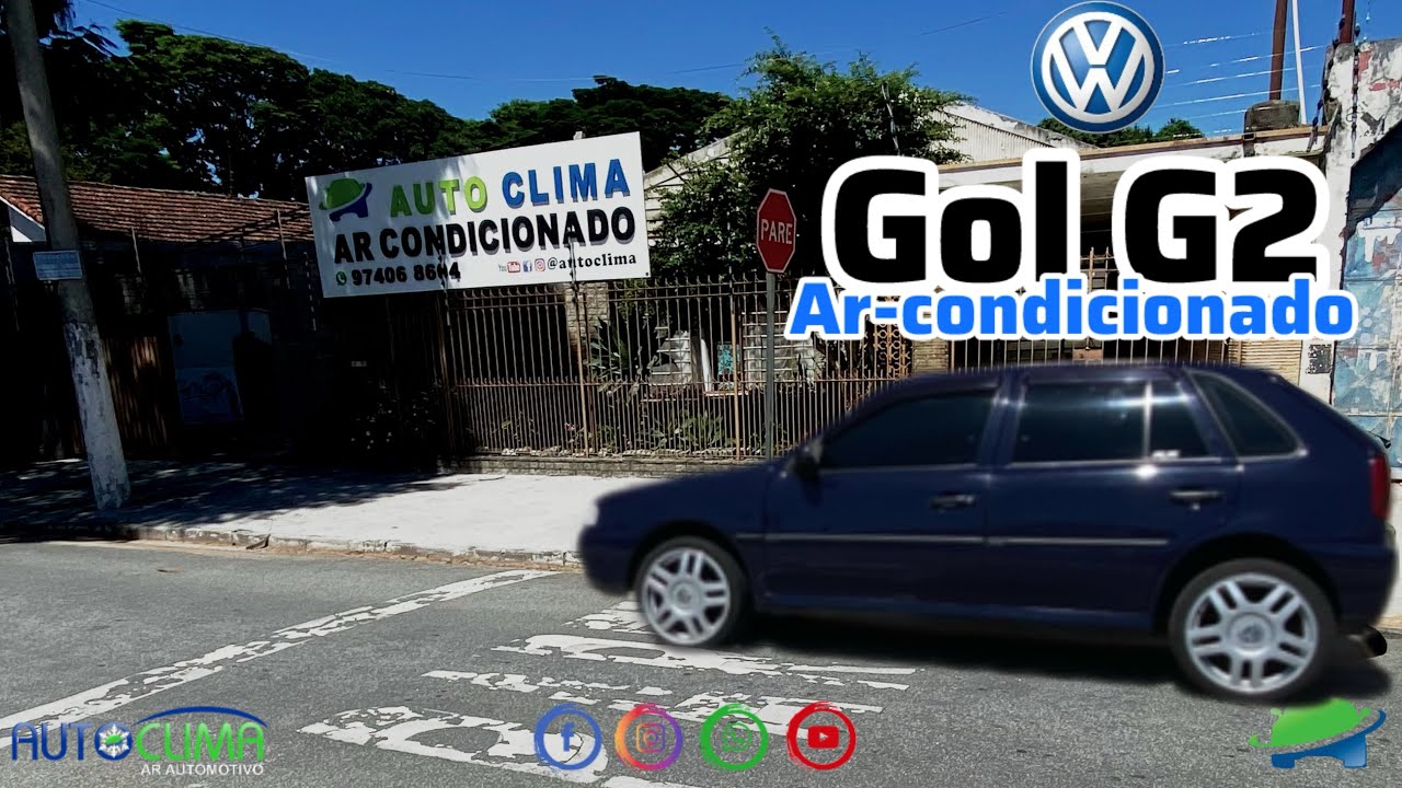 Volkswagen Gol G2 instalamos ar-condicionado