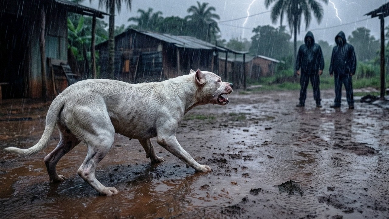 Un dogo argentino percibe a 2 ladrones invadiendo una propiedad rural en Paraguay — ¡Final impactant