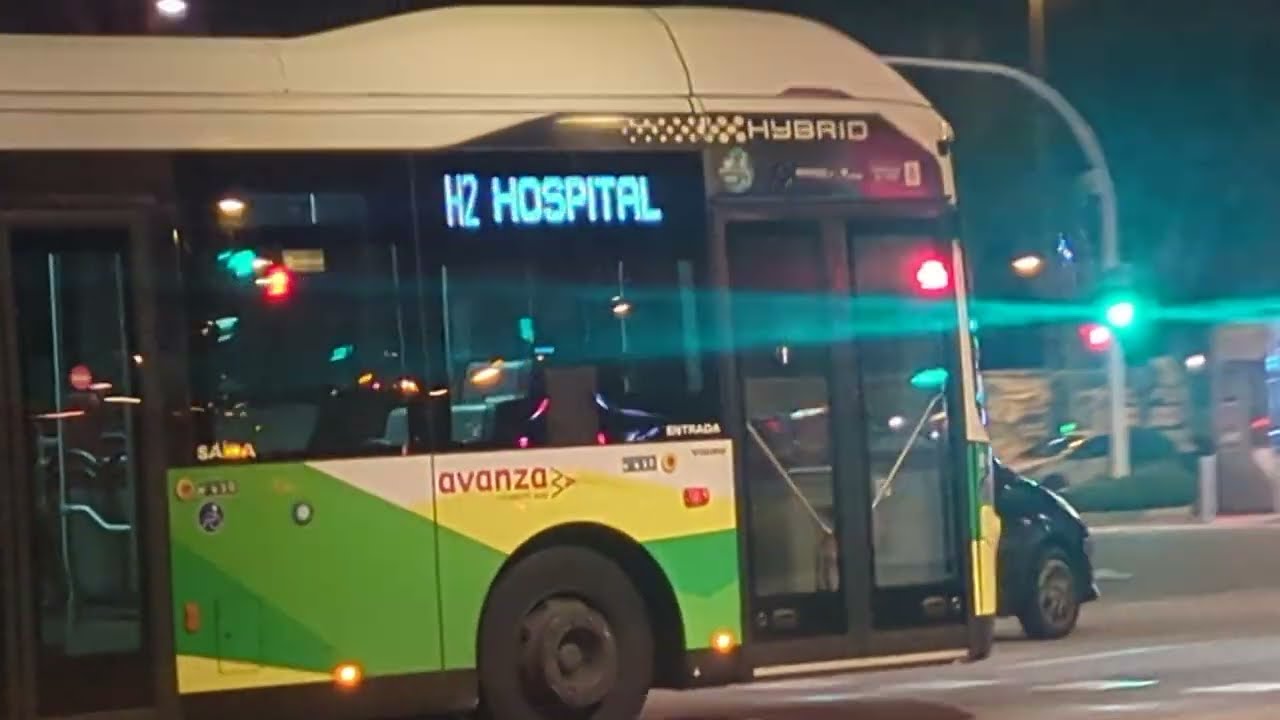 Here is the Vitrasa bus 6802 on the H2 in Vigo Saturday 14 February 2026