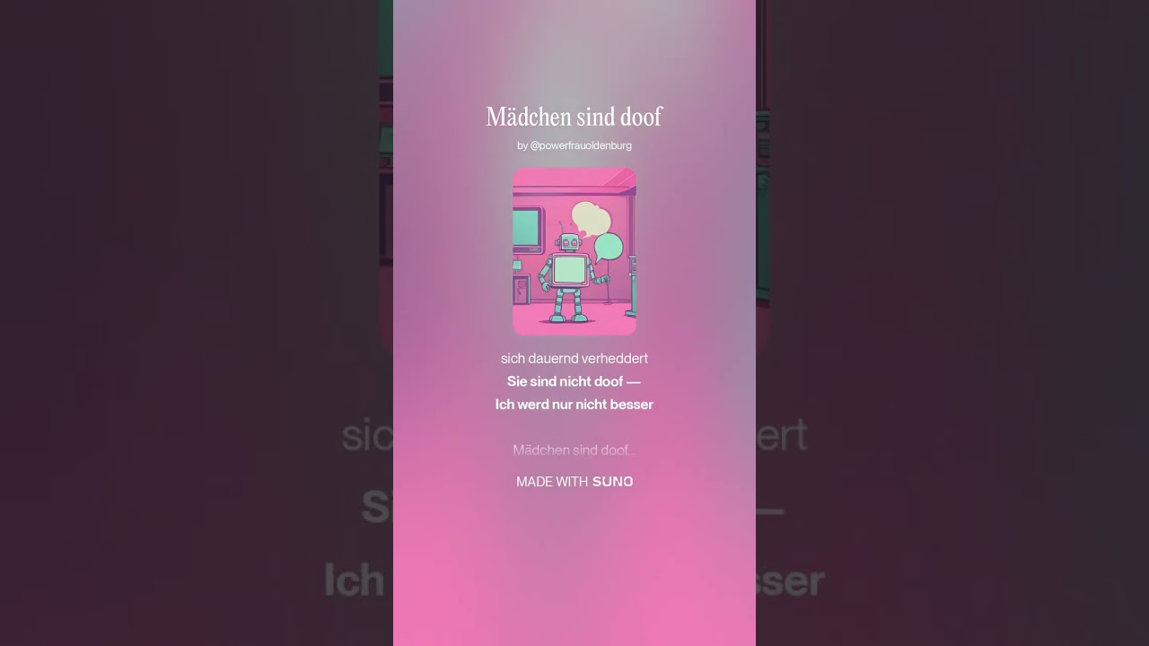 M&auml;dchen sind doof Version 2