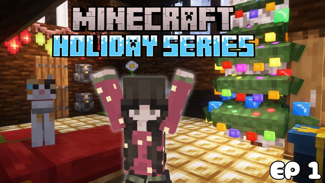 Building the ULTIMATE Cozy Cabin | Modded Minecraft Holiday Series Ep.1