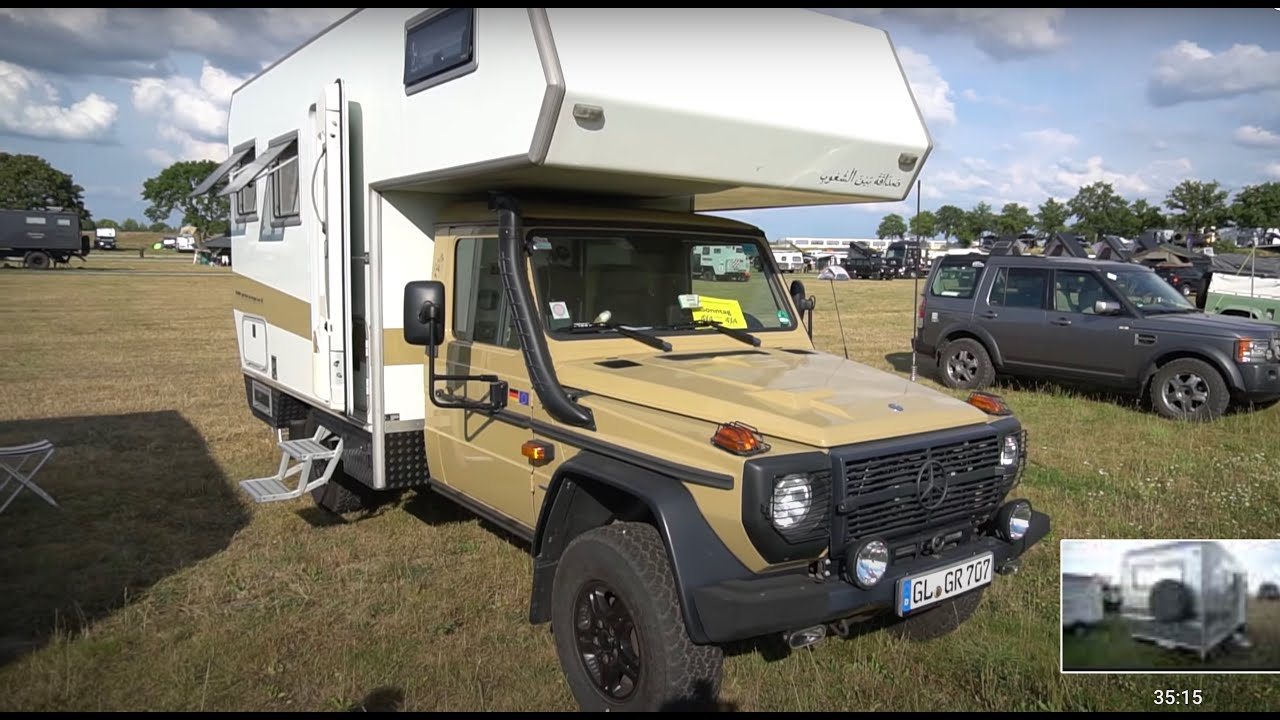 Bimobil EX328 Wohnmobil Mercedes Benz G300 Modell CDI Fahrgestell Offroad Allrad Expeditionsfahrzeug