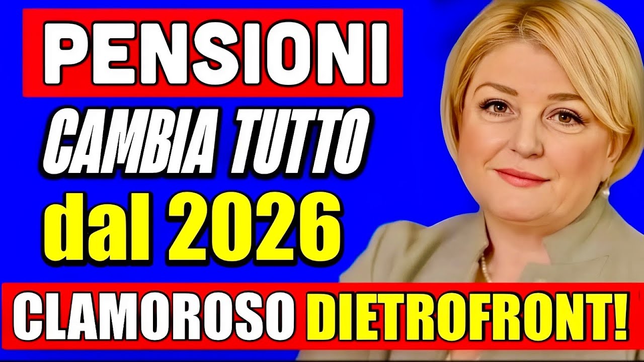 PENSIONI ULTIM'ORA CLAMOROSO 👉 DIETROFRONT DEL GOVERNO SULLA MANOVRA! CAMBIA TUTTO 💸