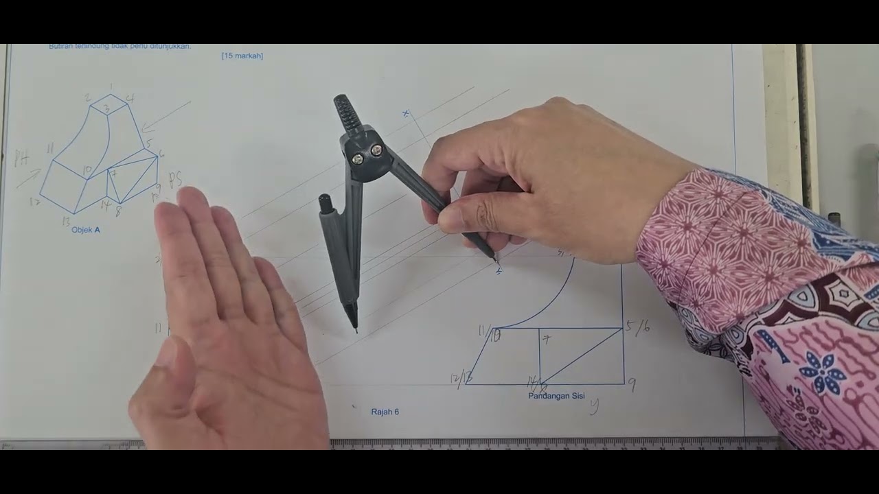 Modul Lukisan Kejuruteraan Set 2 Soalan 6