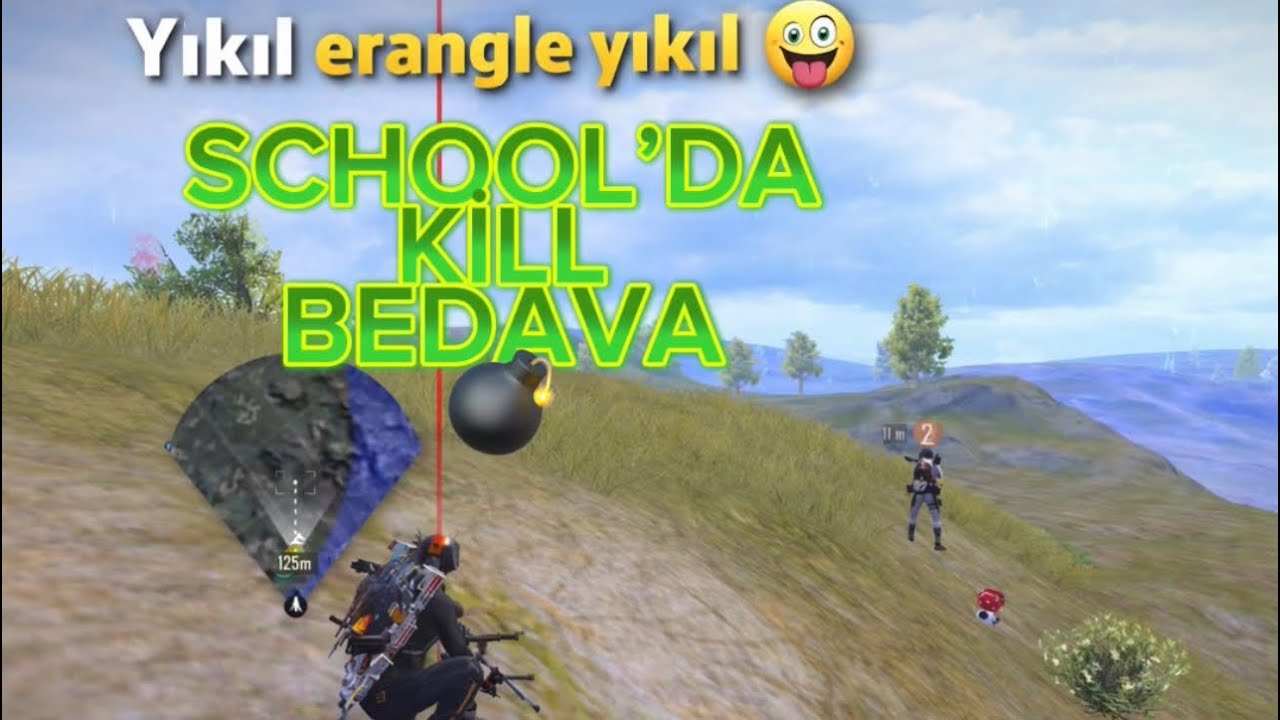 School’da Kill Bedava! 🔥 | PUBG Mobile” Erangle