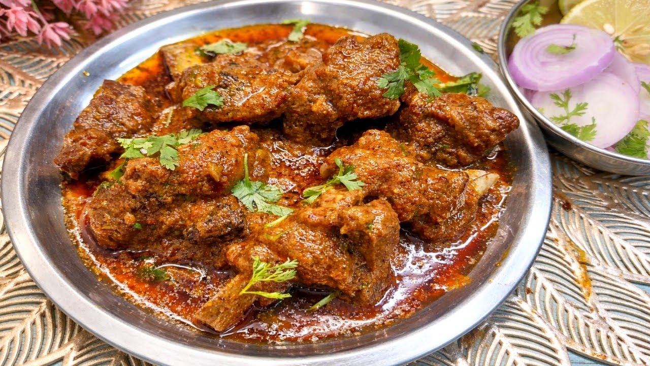 Hyderabadi Mutton Masala Recipe | Eid Special Dawat Style Mutton Curry 😍