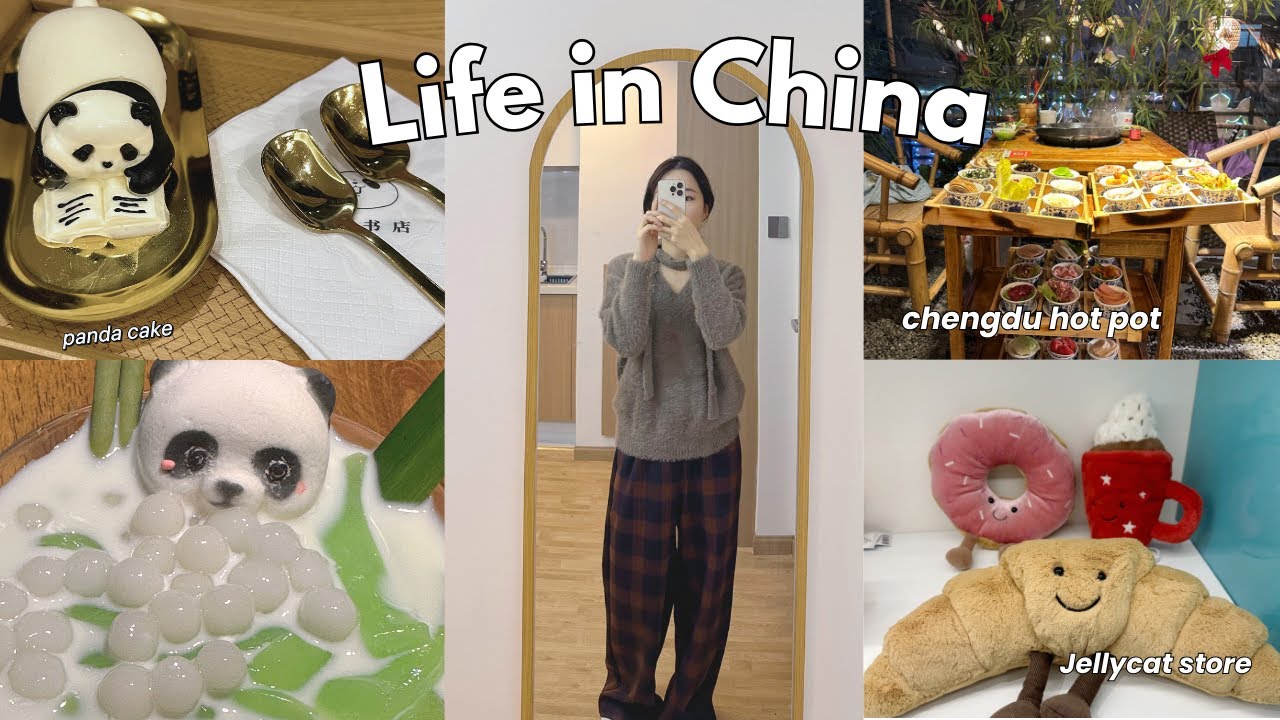 China Vlog 🇨🇳 | Shopping haul, What I eat, & cafe hopping in Chengdu