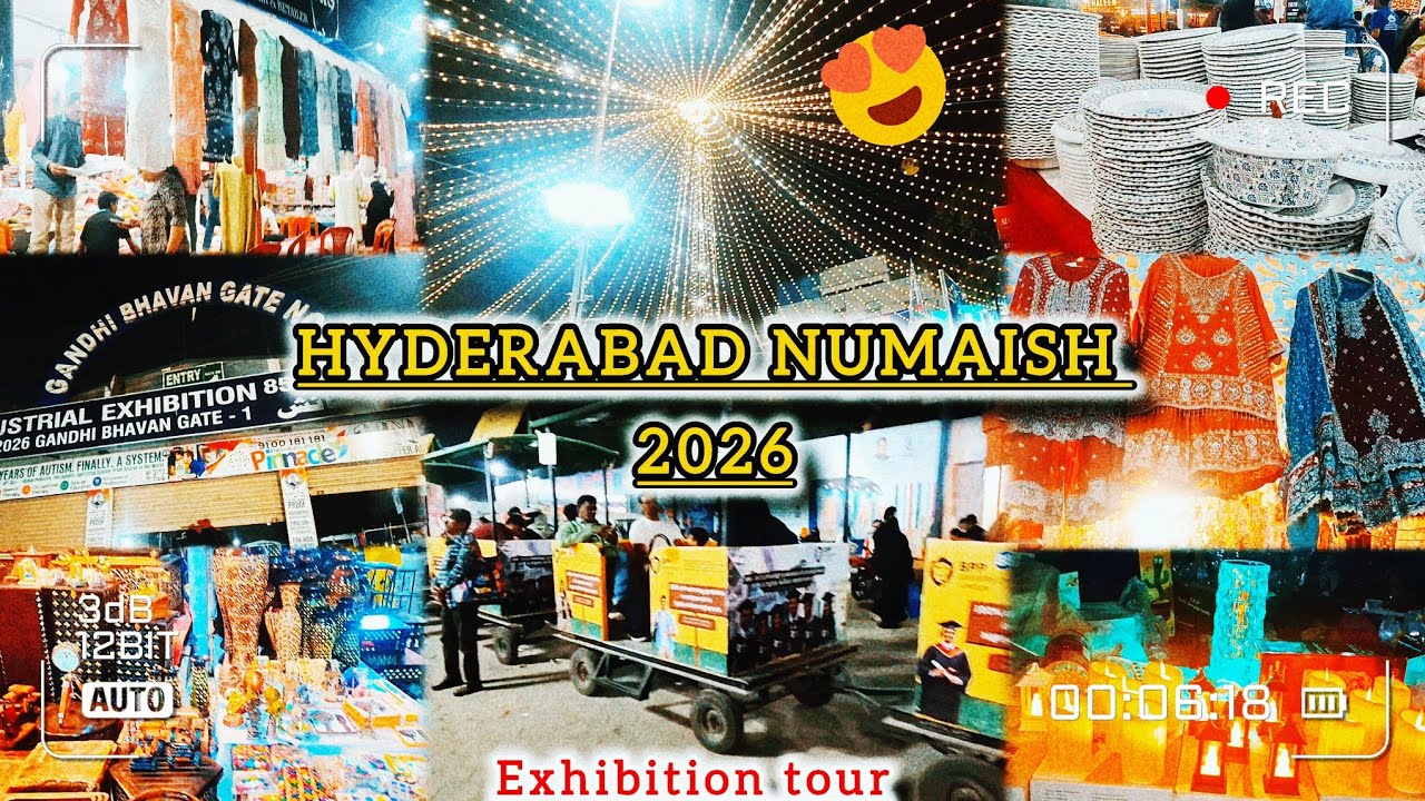 Hyderabad Numaish 2026 |  Sab Kuch Ek Jagah | Shopping 🛍 #vlog #dailyvlog 