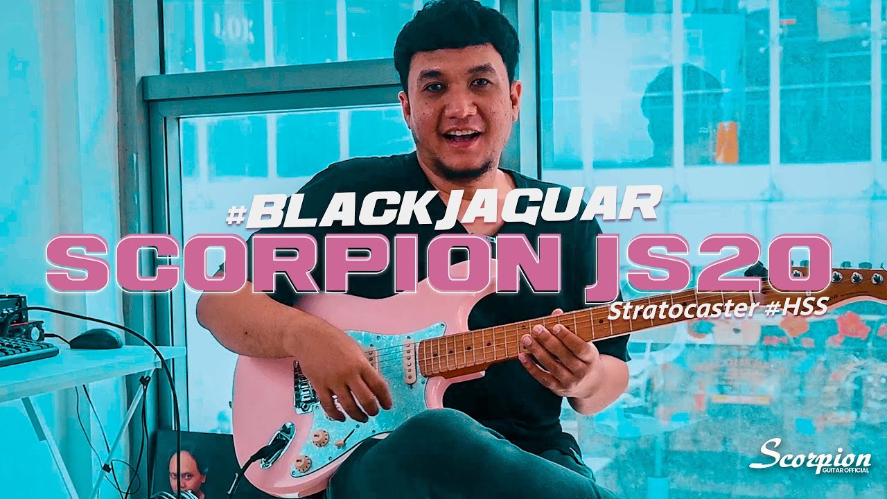 Scorpion JS20 Black Jaguar Stratocaster Series REVIEW!!