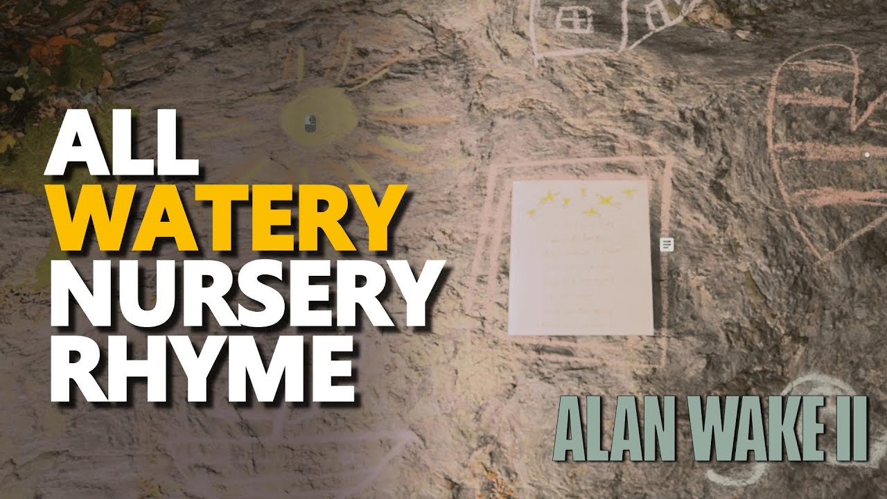 All Watery Nursery Rhyme Puzzles Alan Wake 2
