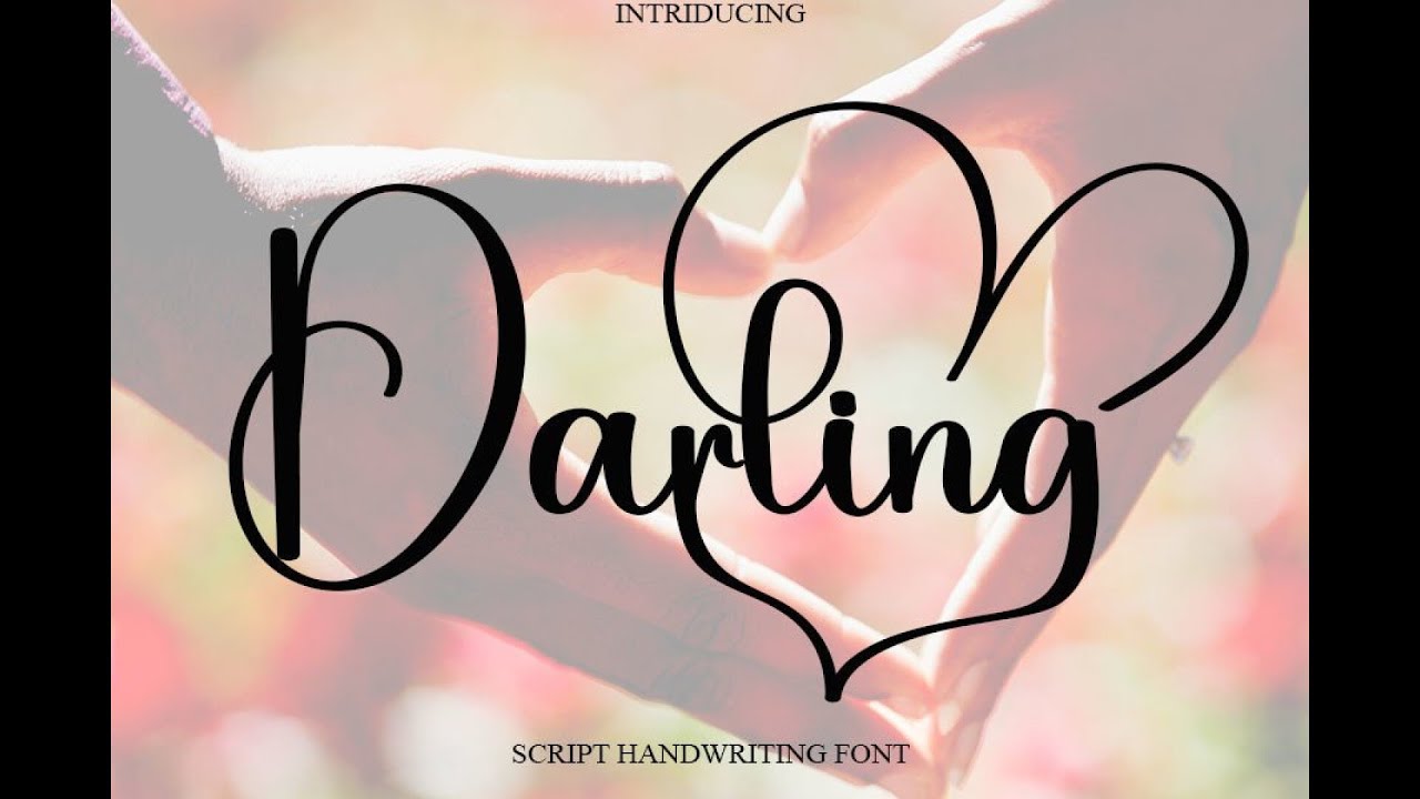 Darling Handwritten Font