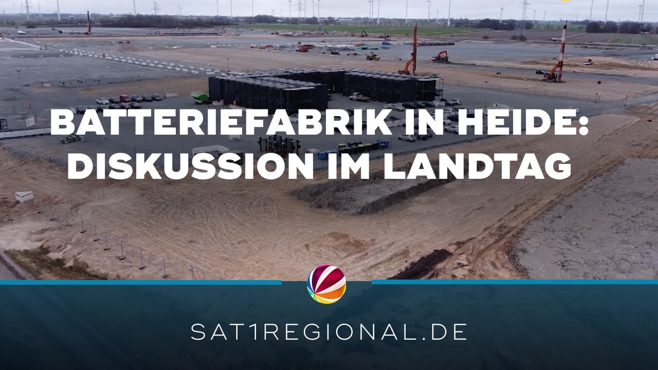 Northvolt-Batteriefabrik in Heide: Opposition wirft Regierung Fehler vor