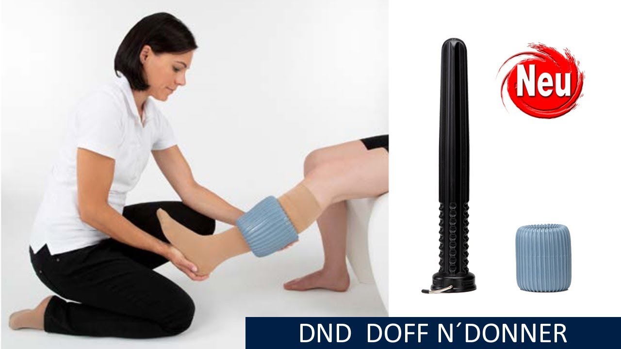 Die Doff N' Donner + CONE Set An- und Ausziehhilfe f&uuml;r medizin. Kompressionsstr&uuml;mpfe (selbst) (#42)