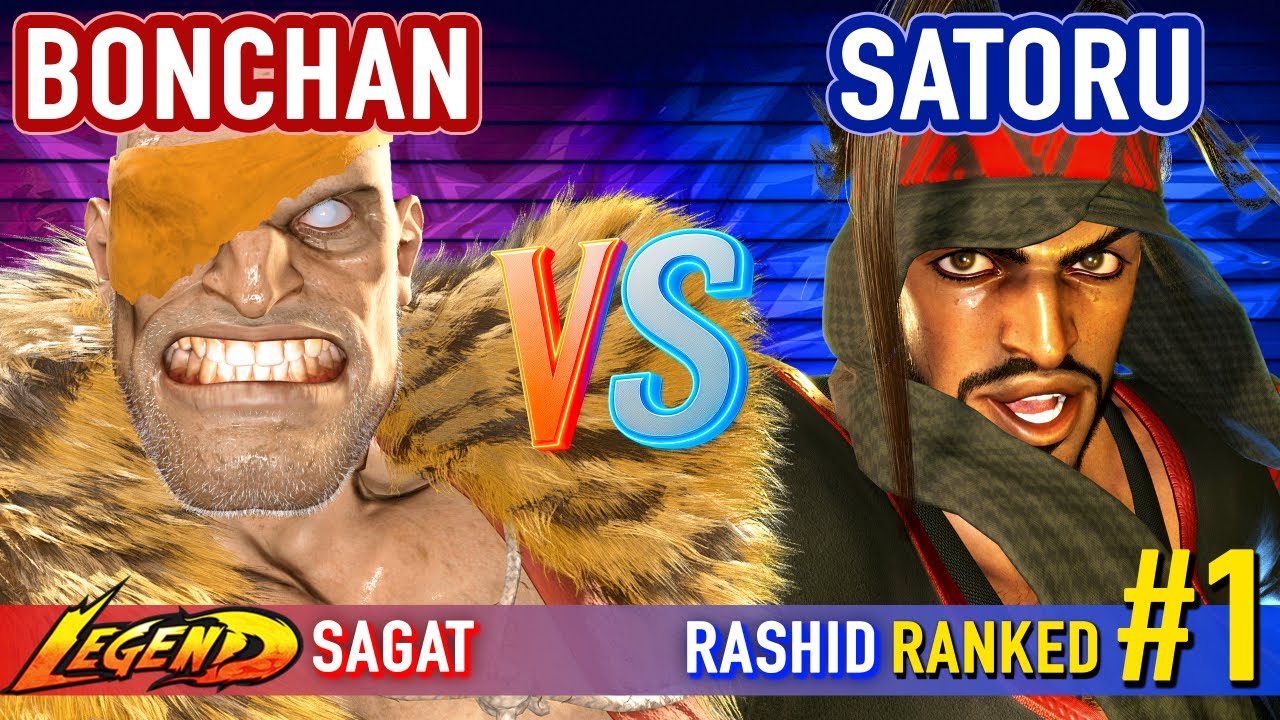 SF6 ▰ BONCHAN (Sagat) vs SATORU (#1 Ranked Rashid) ▰ High Level Gameplay