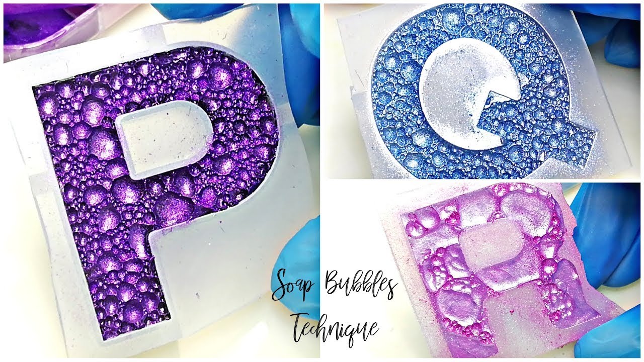 Soap Bubble Technique in Resin   RESIN CRAFTS 101   Resin Art 2021   DIY 2021   Small Bu