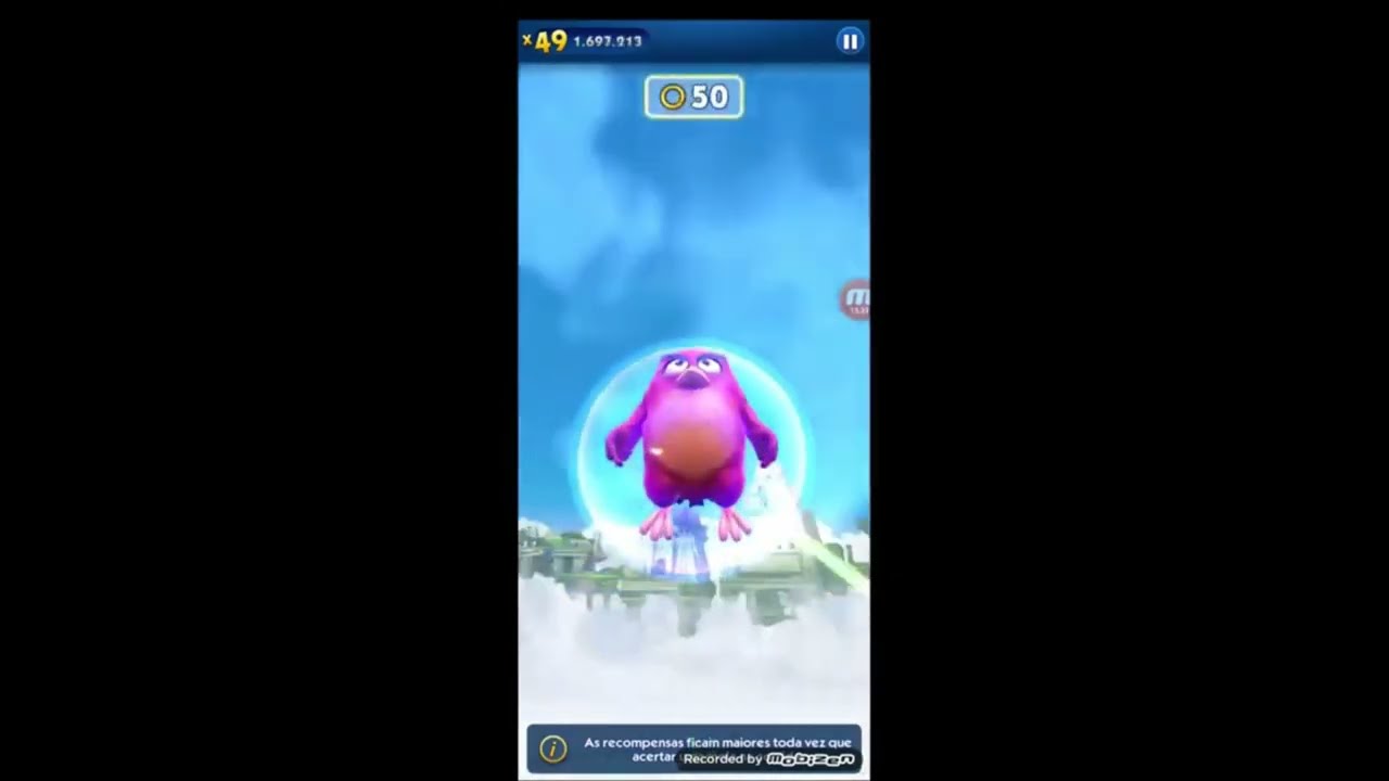 (PT-BR)Sonic Dash Android Gameplay Vídeo 25(Pássaros Raivosos)