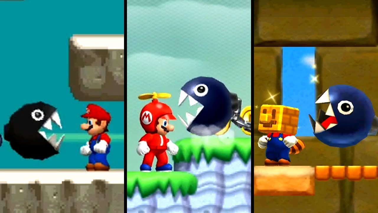 Evolution of Chain Chomp in New Super Mario Bros.(2006-2020)