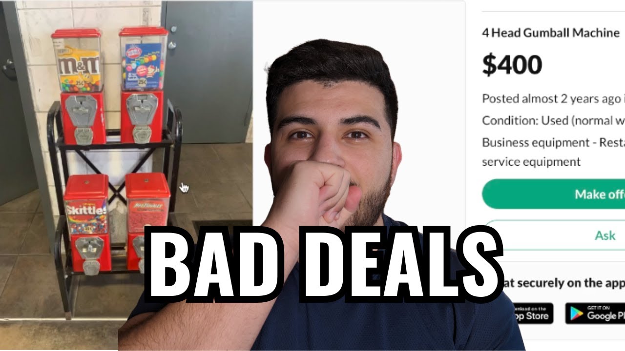 Bad Deals on Offer Up! [Toy Vending Machine Business]
