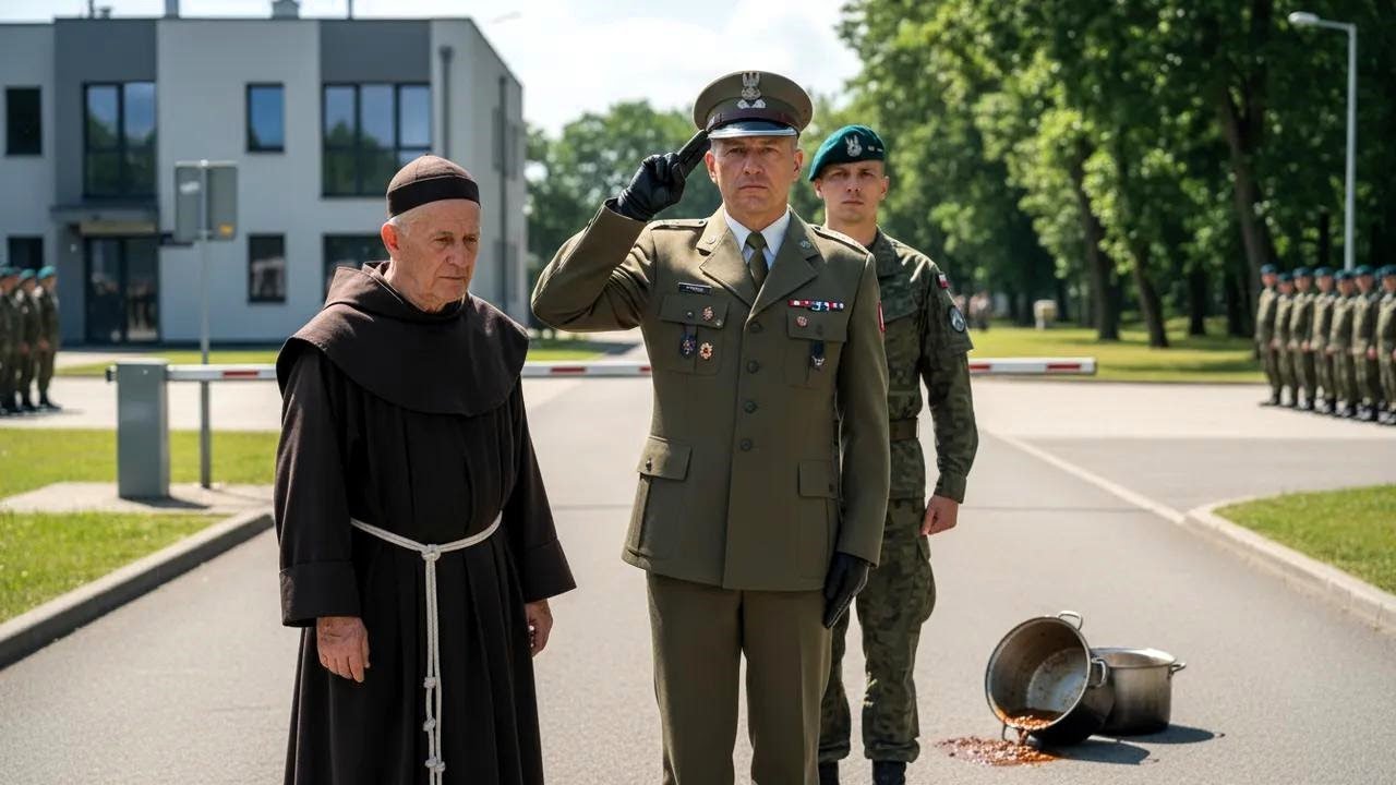 Mnich poniżony przez kaprala. Jeden telefon sprawił, że generalicja oniemiała nagle
