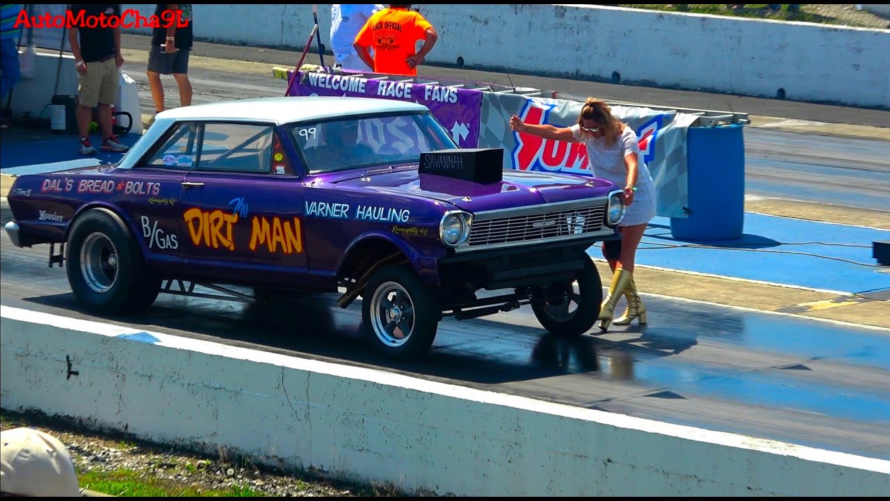SOUTHEAST GASSERS LEGENDARY VINTAGE CARS FROM ERA OF THE 1960s DRAG RACING AT LONDON DRAGWAY KY