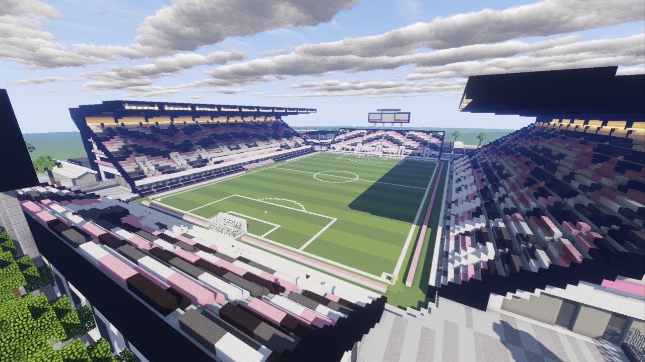 Minecraft Inter Miami Stadium (Inter Miami CF) Timelapse +DOWNLOAD | TheCraftCrusader