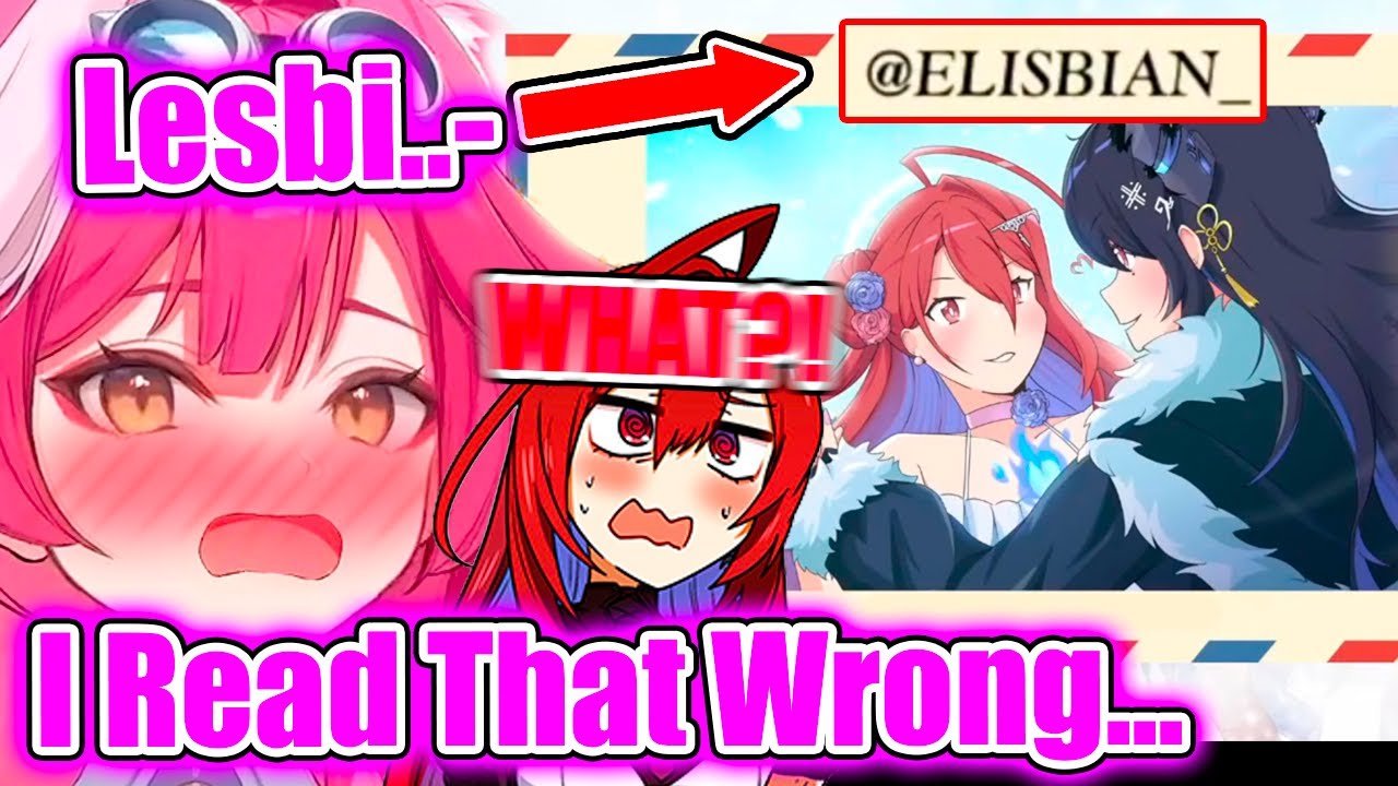 Raora Misread That Name, Then This Fan Art of Nerissa and Liz Shows Up...【Hololive EN】
