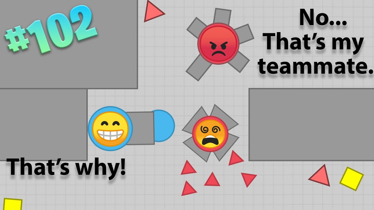 Diep.io BEST MOMENTS #102 | FUNNY AND TROLLING MOMENTS IN DIEPIO