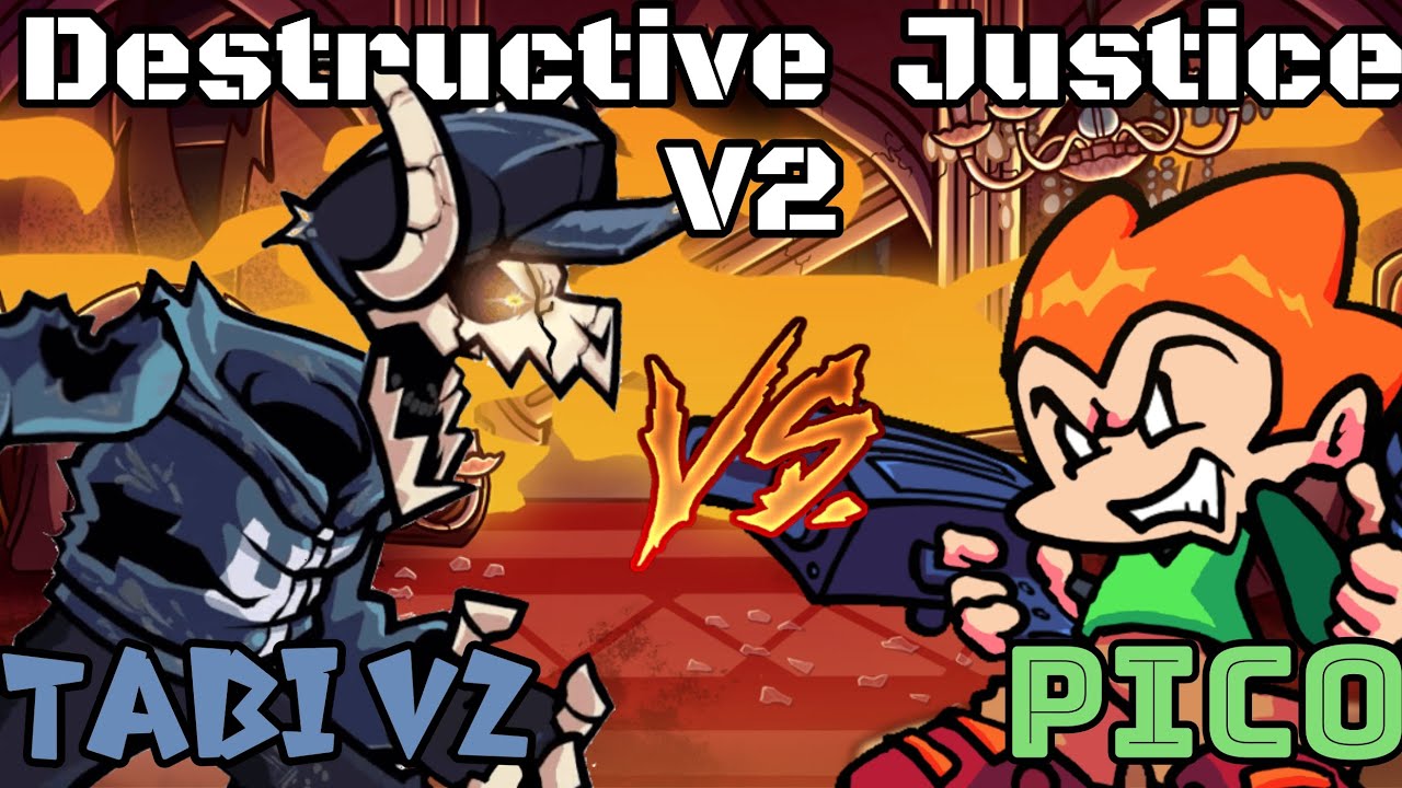 FnF Destructive Justice V2 2025 Remake Tabi vs pico Genocide v2 x blammed