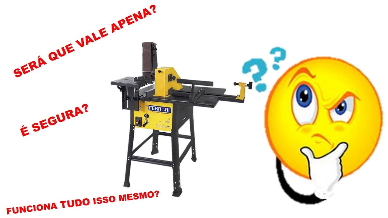 SERRA MULTIFUNCIONAL FERRARI - NÃO COMPRE ANTES DE ASSISTIR ESSE VÍDEO.